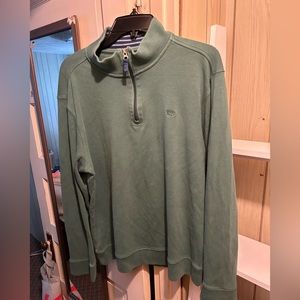 Green Southern Tide Men’s quarter Zip, size large